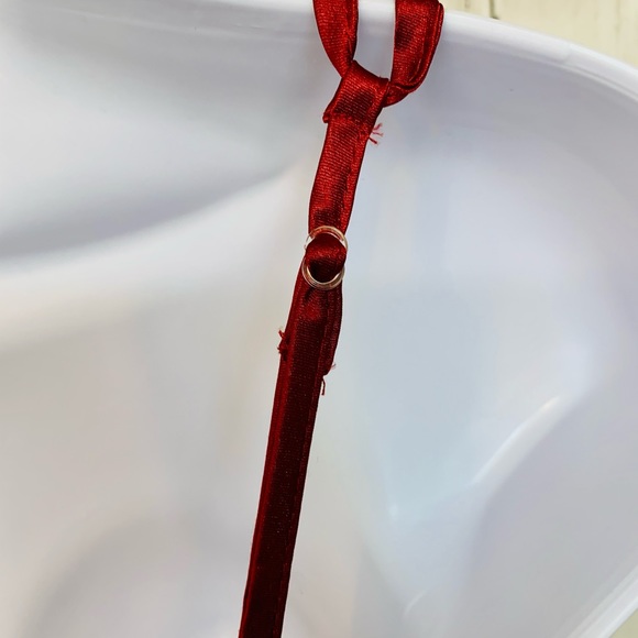 Vintage Rich Red Satin Slip Dress Nighty VS M - Picture 5 of 10